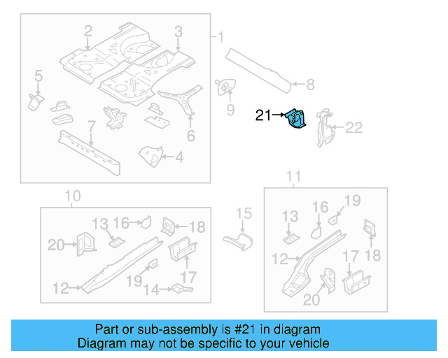 Strut Mount 1K0-802-191 - View 22