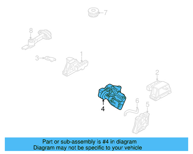 Bracket 1J0-199-354-F - View 10