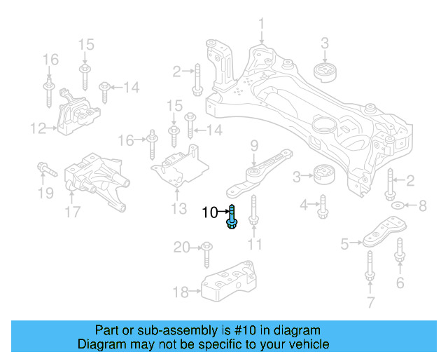 Suspension Stabilizer Bar Link Bolt N-106-994-01 - View 53