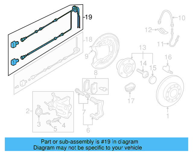 ABS Sensor Wire 1Q0-927-904-L - View 5