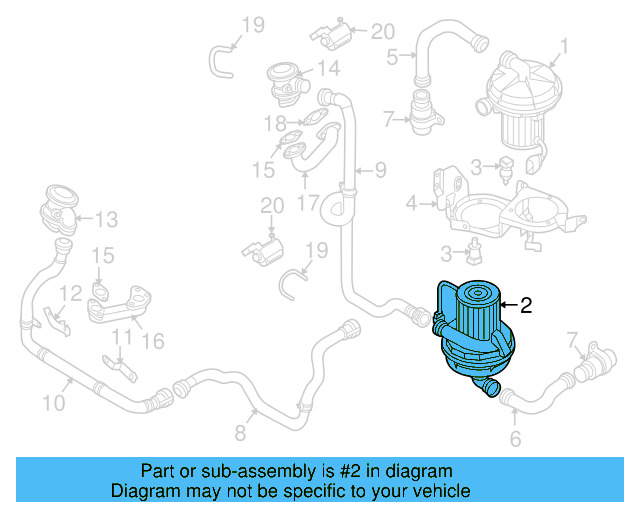 A.I.R Pump 07C-959-253-B - View 6