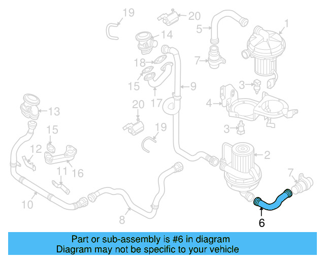 Intake Pipe 3D0-131-149 - View 7