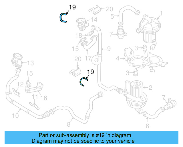 Vacuum Hose 07C-131-055-G - View 6