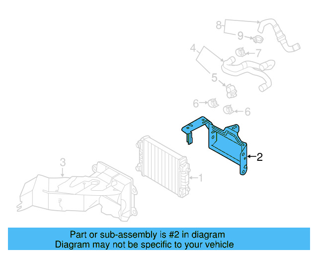 Upper Mount 1K0-121-367-P - View 15