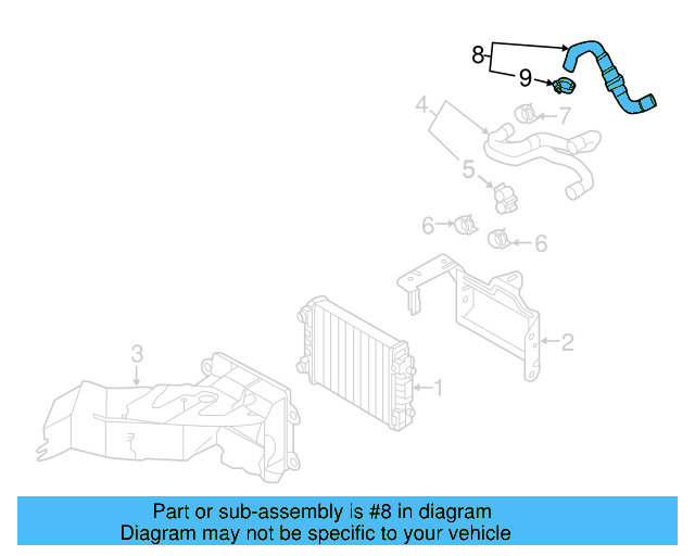 Rear Hose 5C0-121-096-B