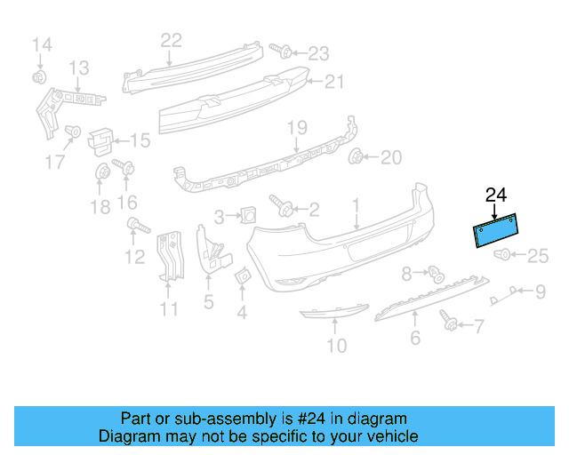 License Bracket 5K6-807-847-C-9B9 - View 12