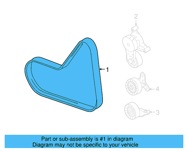 Serpentine Belt 07K-145-933-E - View 22