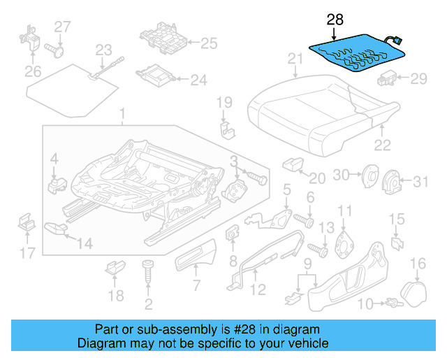 Seat Cushion Heater 561-963-556-G - View 15