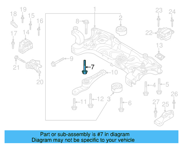 Gear Assembly Mount Bolt N-105-797-02 - View 31