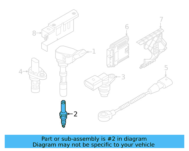 Spark Plug 06K-905-601-K - View 17