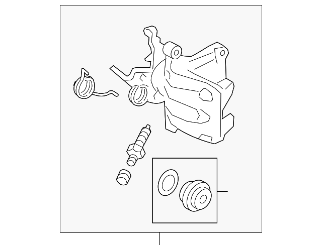 Caliper Assembly 5QM-615-424-B
