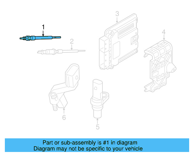 Glow Plug 059-963-319-AB - View 19