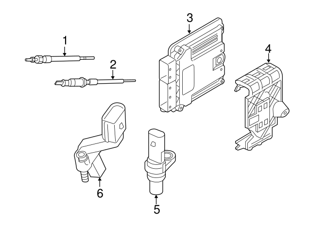 Camshaft Sensor 05E-907-601-D - View 9