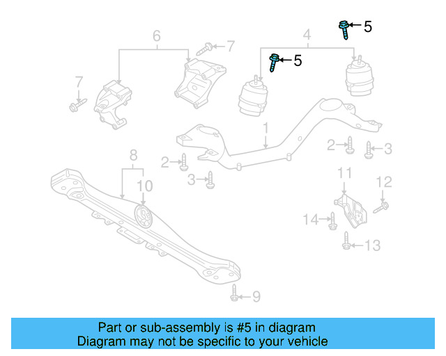 Mount Bracket Mount Bolt N-910-809-01