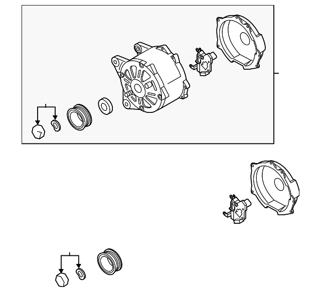 Alternator 06K-903-024 - View 2
