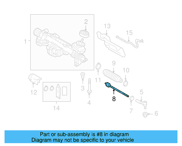 Tie Rod 1K0-423-810-A - View 24