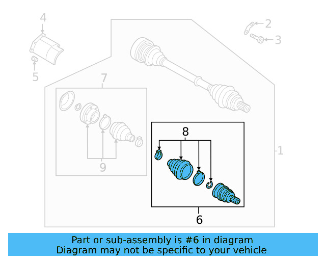 Outer Joint Assembly 7N0-498-099-C - View 20