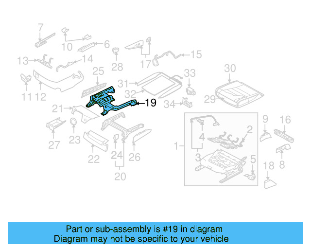 Seat Bracket 7L0-881-678-G - View 5