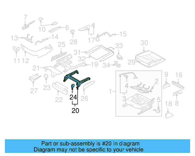 Seat Bracket 7L0-881-677-G - View 8