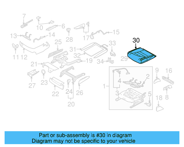 Cushion Cover 7L6-881-406-FE-NVH - View 6