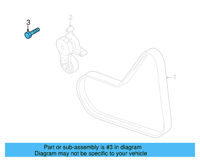 Belt Tensioner Bolt N-102-683-04 - View 12