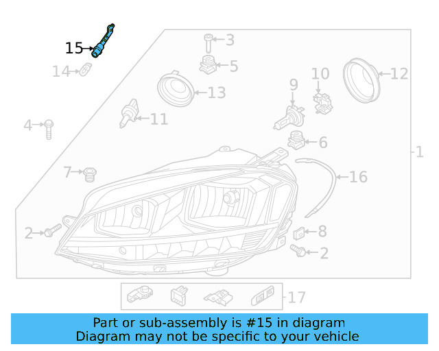Signal Bulb Socket 5G0-941-319-C - View 9