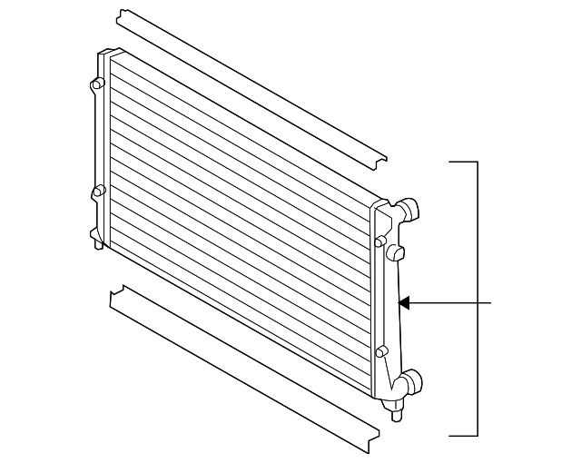 Radiator 1K0-121-251-AB - View 10