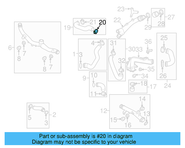 Rear Hose Clamp N-105-188-01 - View 64