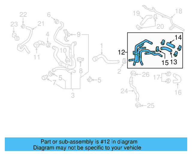 Tube Assembly 04L-121-064-AR - View 23