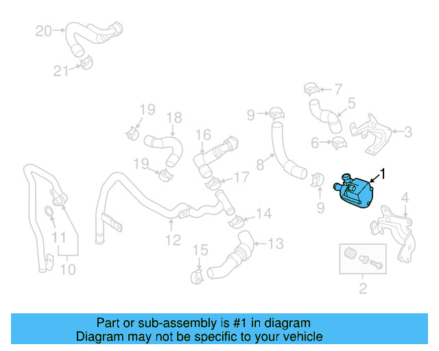 Upper Hose 5K0-122-101-P - View 20