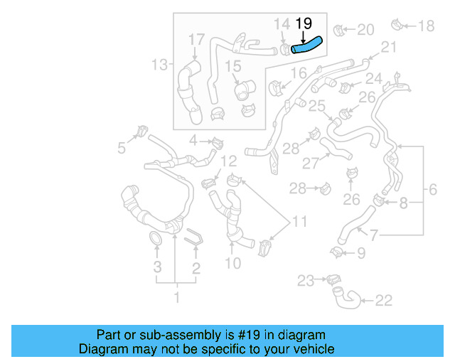 Hose 04L-121-058-G - View 15