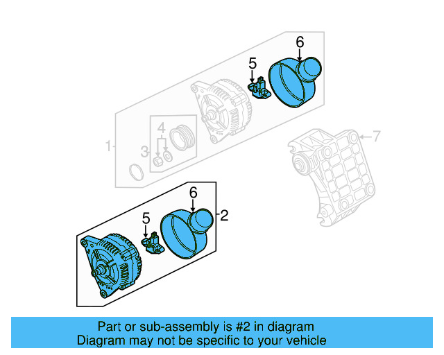 Alternator 021-903-016-AX - View 3