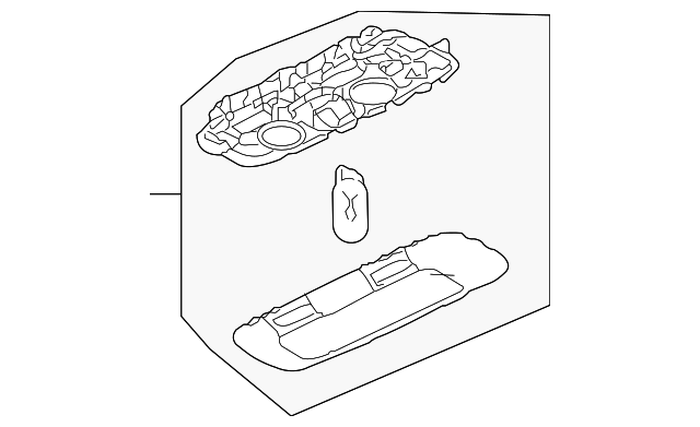 O'head Lamp Lens 1K0-947-291-H-7G8