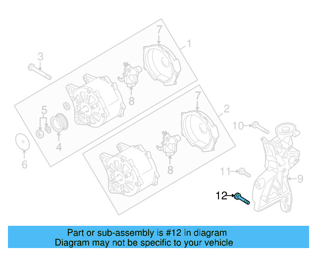 Mount Bracket Mount Bolt N-911-021-01