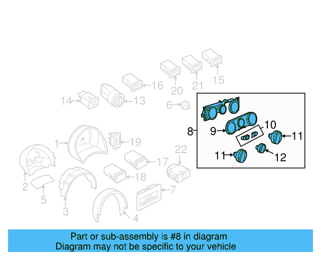 Dash Control Unit 1C0-820-045-E-01C - View 2