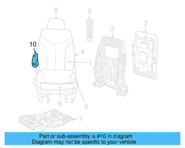 Armrest 7B0-881-081-A-XT1 - View 2