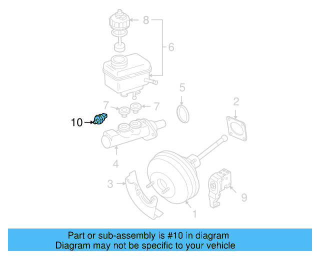 Thrust Sensor 1J0-907-597-A - View 5