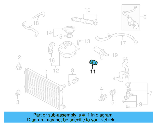 Coolant Temp Sensor 059-919-501-A - View 39