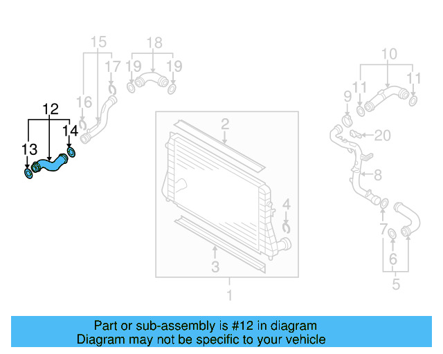 Pressure Pipe 1K0-145-832-E - View 6
