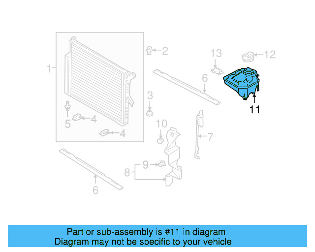 Reservoir 7L0-121-407-F - View 9