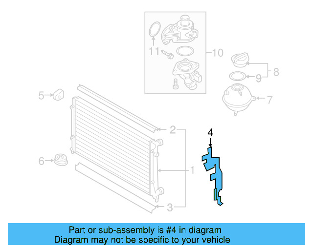 Air Baffle 1Q0-121-283 - View 5