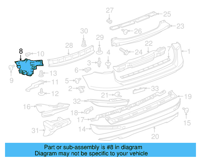 Bumper Guide 7P6-807-376-B - View 7