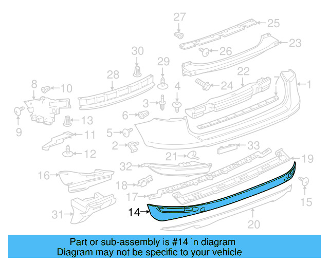 Lower Cover (Unpainted) 7p6807521cgru