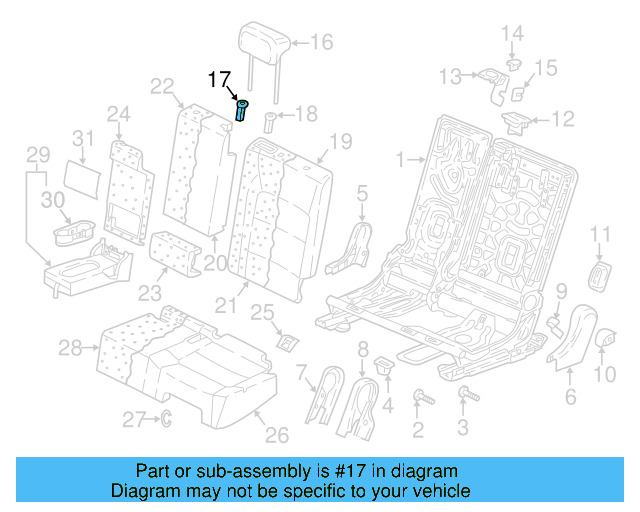 Headrest Guide 5TA-883-920-A-82V - View 10