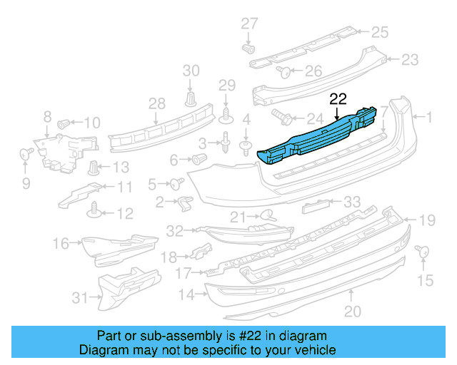 Bumper Impact Absorber 7P6-807-256-H - View 15