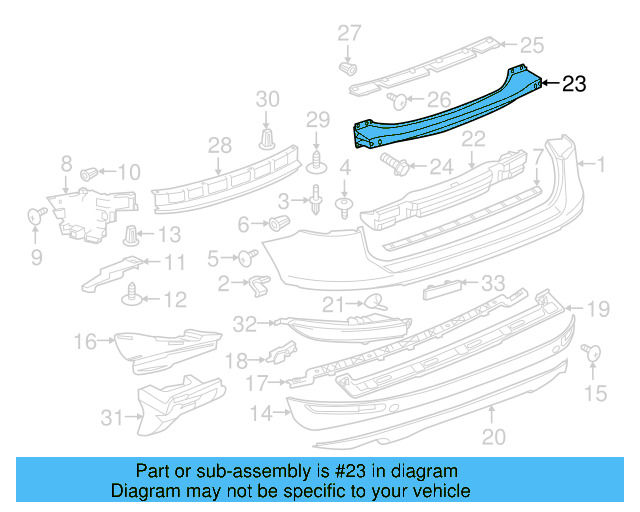 Impact Bar 7P0-807-309-A - View 26