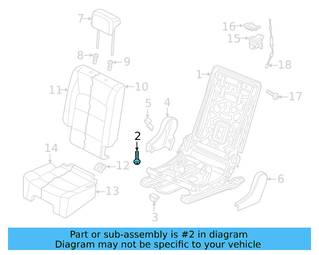 Seat Frame Rivet N-104-179-01-9B9 - View 4