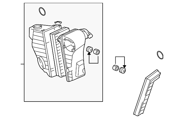 Air Cleaner Assembly 7L6-129-607-BE - View 6