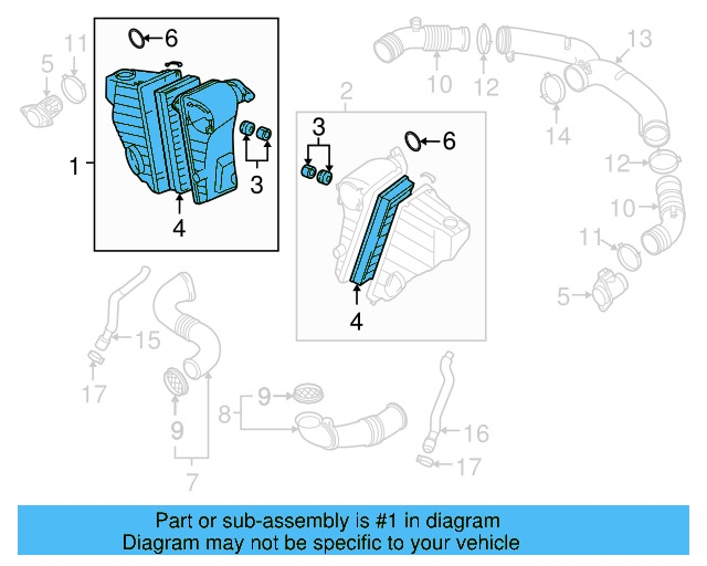Air Cleaner Assembly 7L6-129-607-BE - View 5