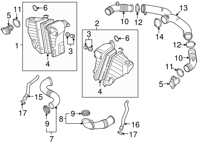 Intake Pipe Clamp N-024-508-5 - View 3